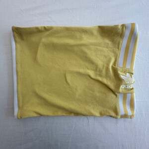 Adidas Originals Women's 3-Stripes Tube Top in Yellow
